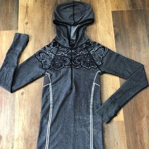 Athleta Twist Half ZIP Up Hoodie